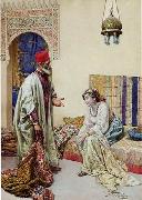 unknow artist Arab or Arabic people and life. Orientalism oil paintings 573 painting